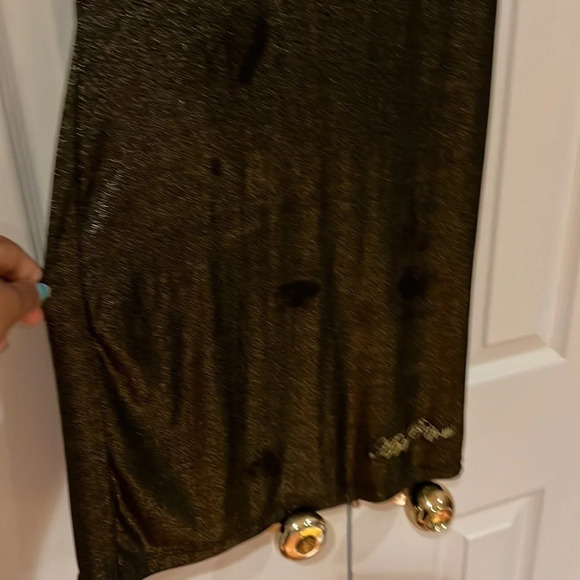 Apple bottoms vintage sequins shiny mini dress with hoodie Sz M - Picture 14 of 14